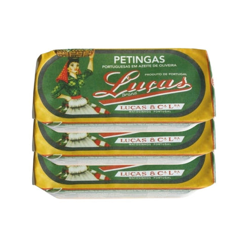 Sardinillas en Aceite de Oliva Luças 90g