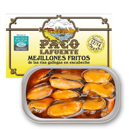 Mejillones de las Rías en escabeche 12/14 115g