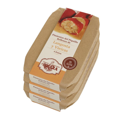 Piquillo Paprika mit Hummer und Jakobsmuscheln 250g