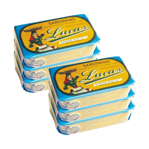 Sardinas con Aceite de Oliva y Limón Luças 125g