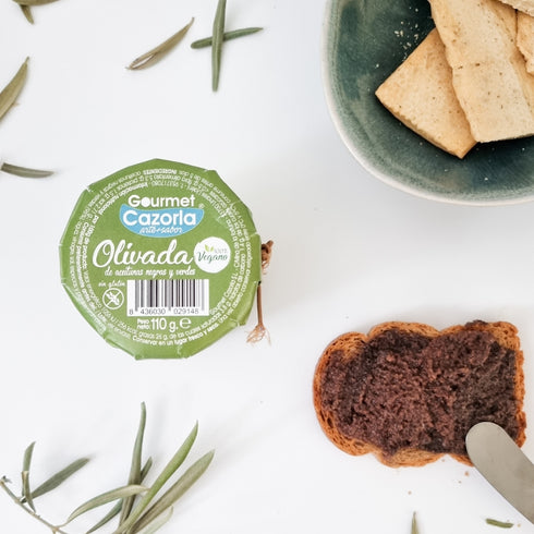 Schwarzen und Grünen Oliven Tapenade 100g