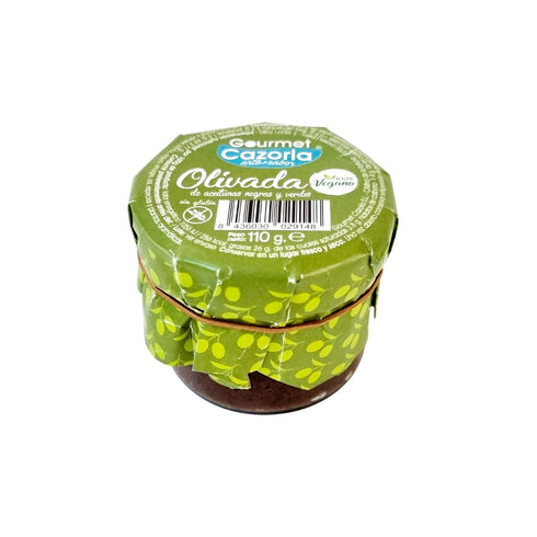 Schwarzen und Grünen Oliven Tapenade 100g
