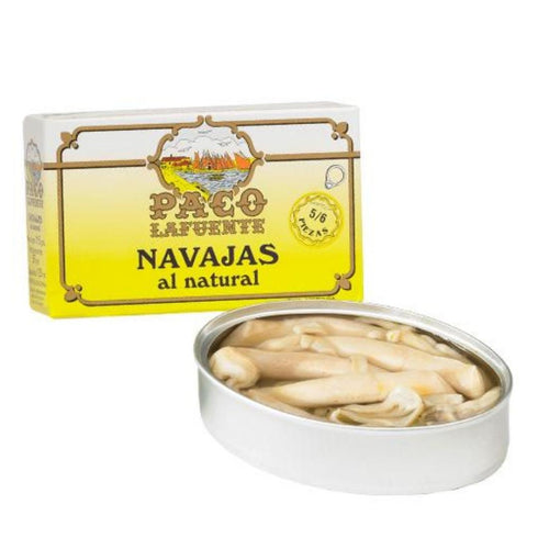 Navajas de la Rias Gallegas al natural 5/6 115g